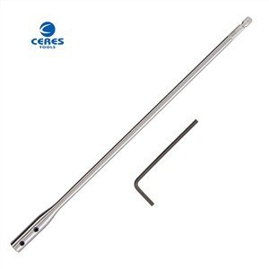 Yog'ochli tekis burg'ulash uchlari uchun 300 mm uzunlikdagi uzatma adapteri